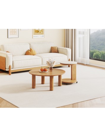 DBB84實木圓茶几/移動邊几 DBB84實木圓茶几/移動邊几