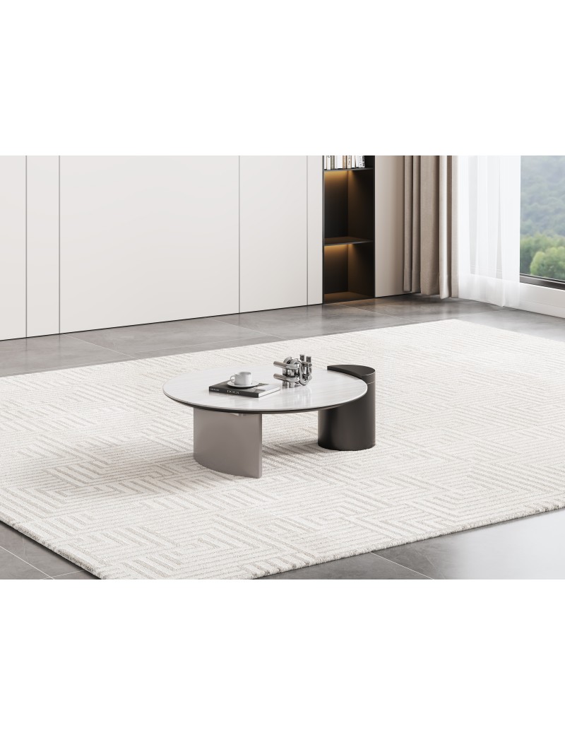 DBB95冰彩石圓茶几