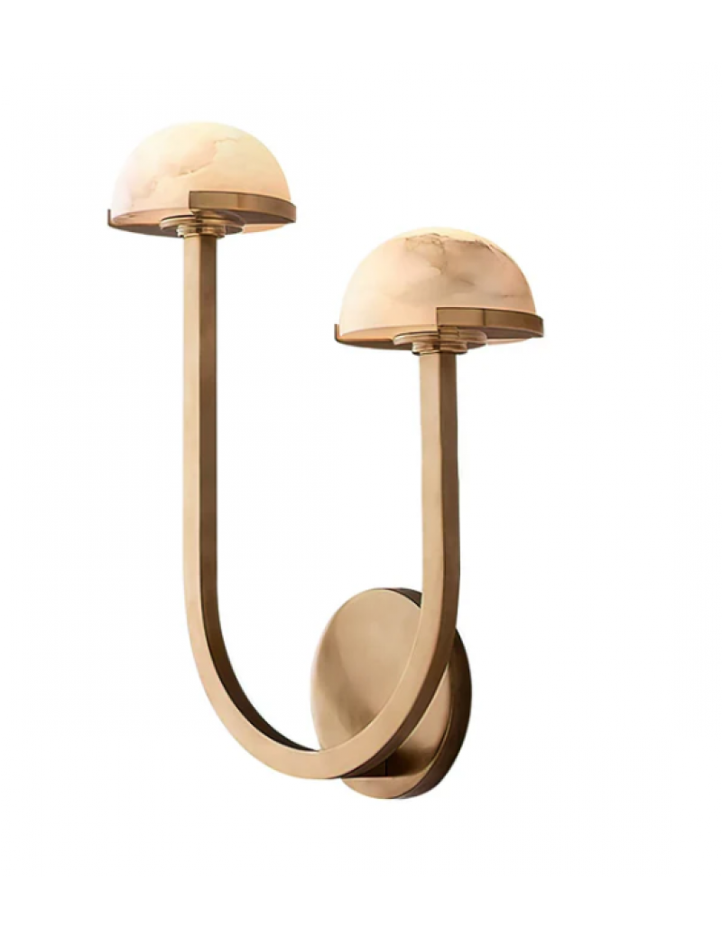 蘑菇大理石壁燈