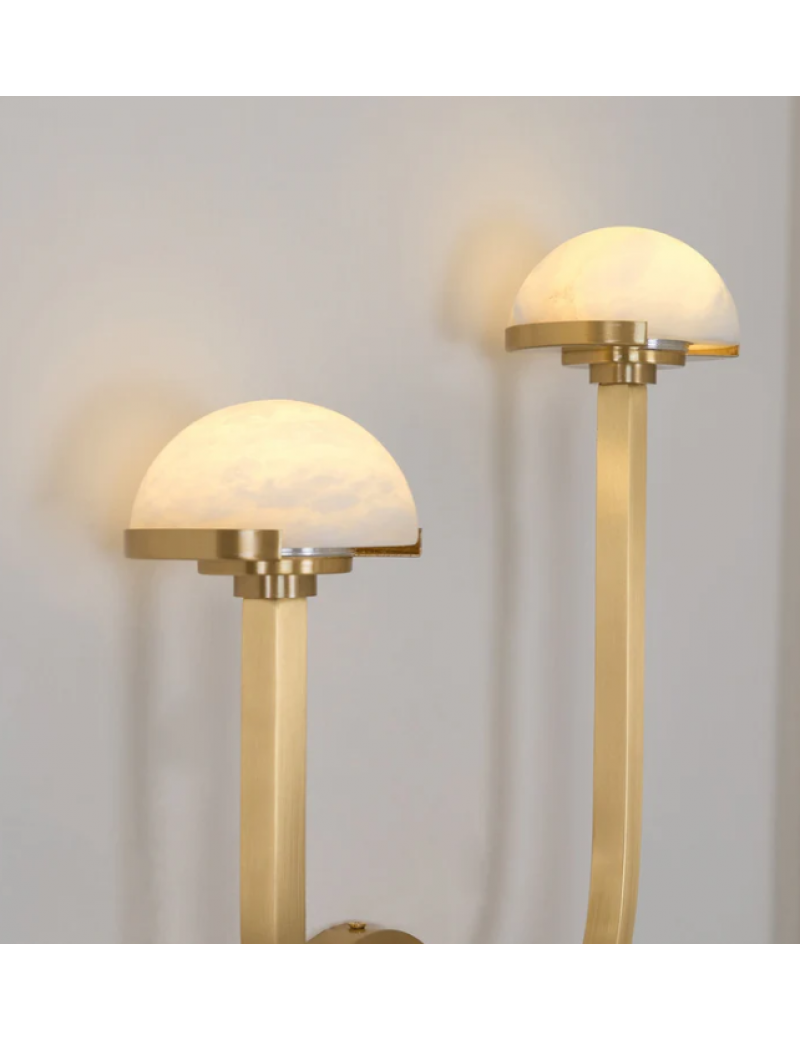 蘑菇大理石壁燈