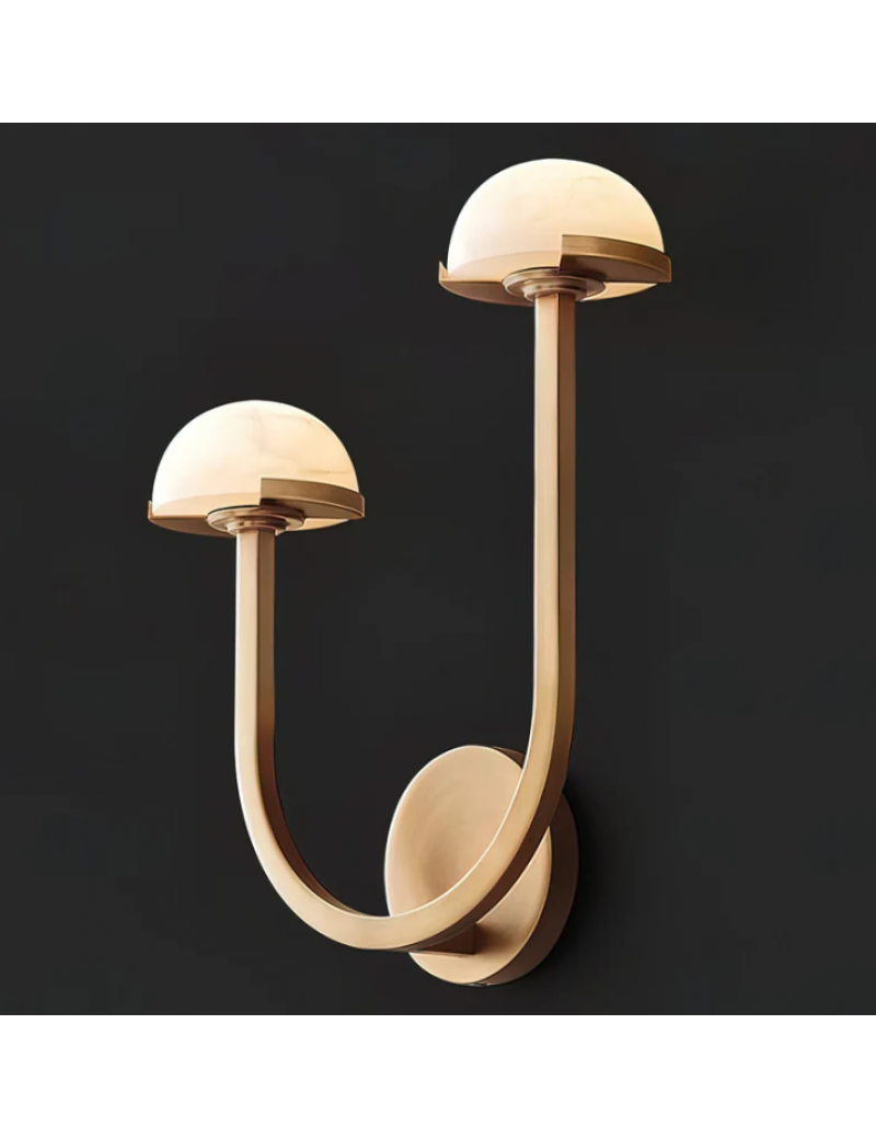 蘑菇大理石壁燈