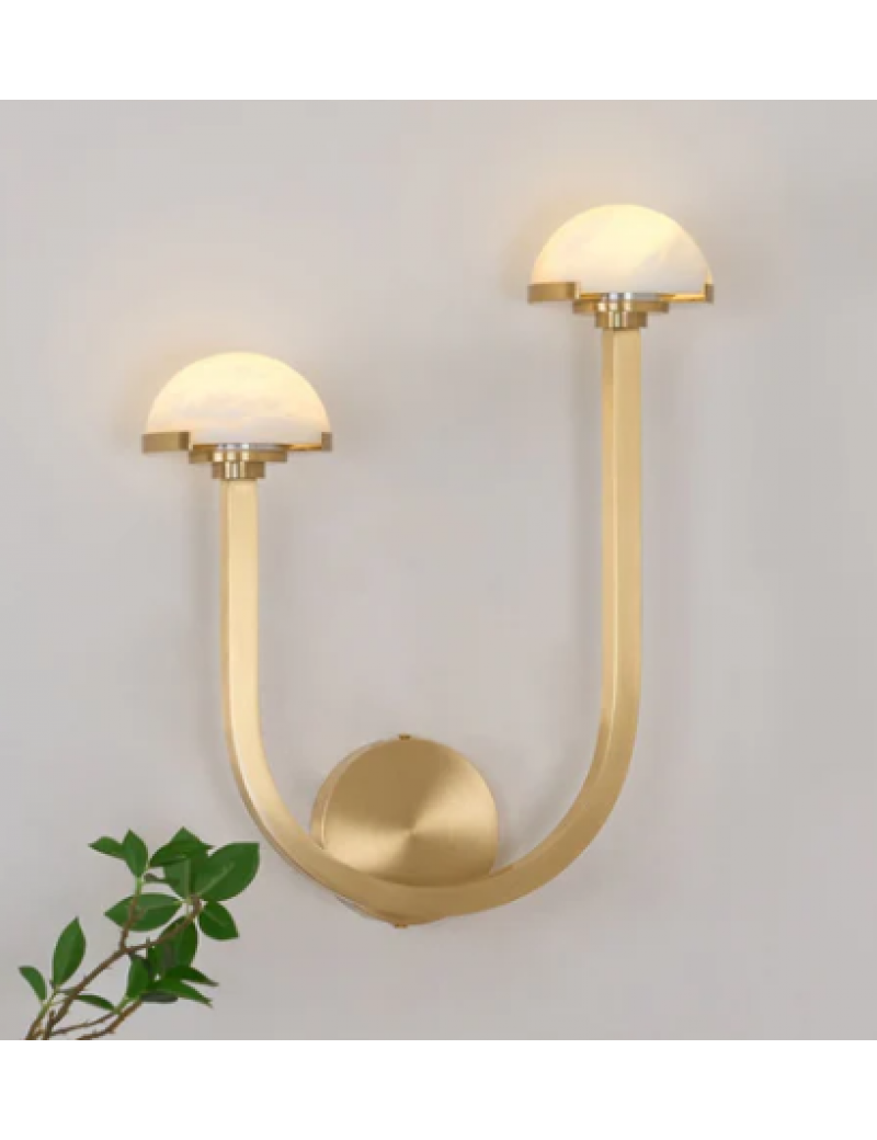 蘑菇大理石壁燈