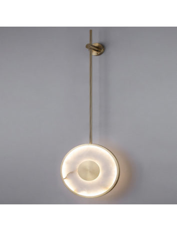 圓形大理石壁燈